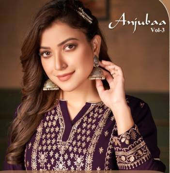 Anjubaa Vol 3 By Anjubaa Designer Partywear Georgette Salwar Kameez Collection